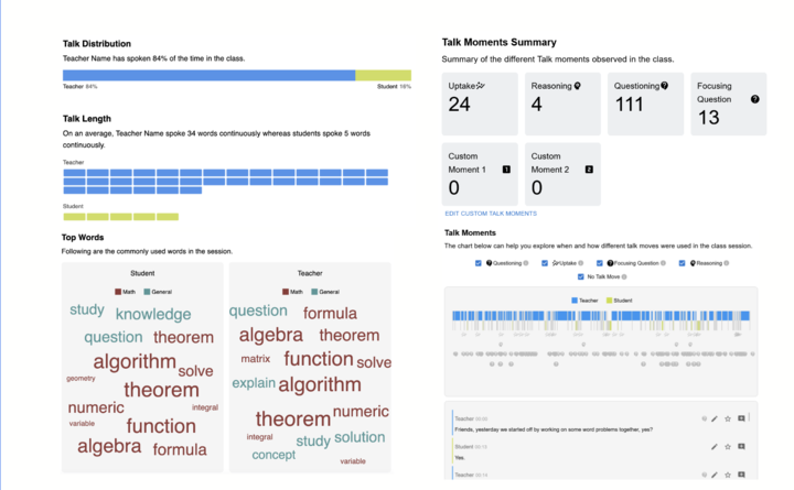 A snapshot of the M-Powering Teachers platform