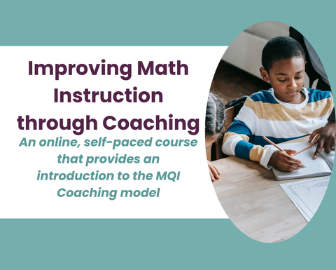 Improving math instruction through coaching event